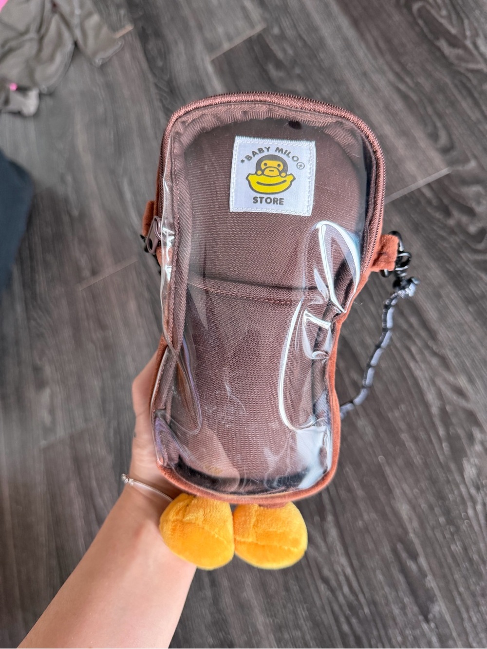Bape Baby Milo Star Ape Head Plush Crossbody Bag - Picture 5 of 6